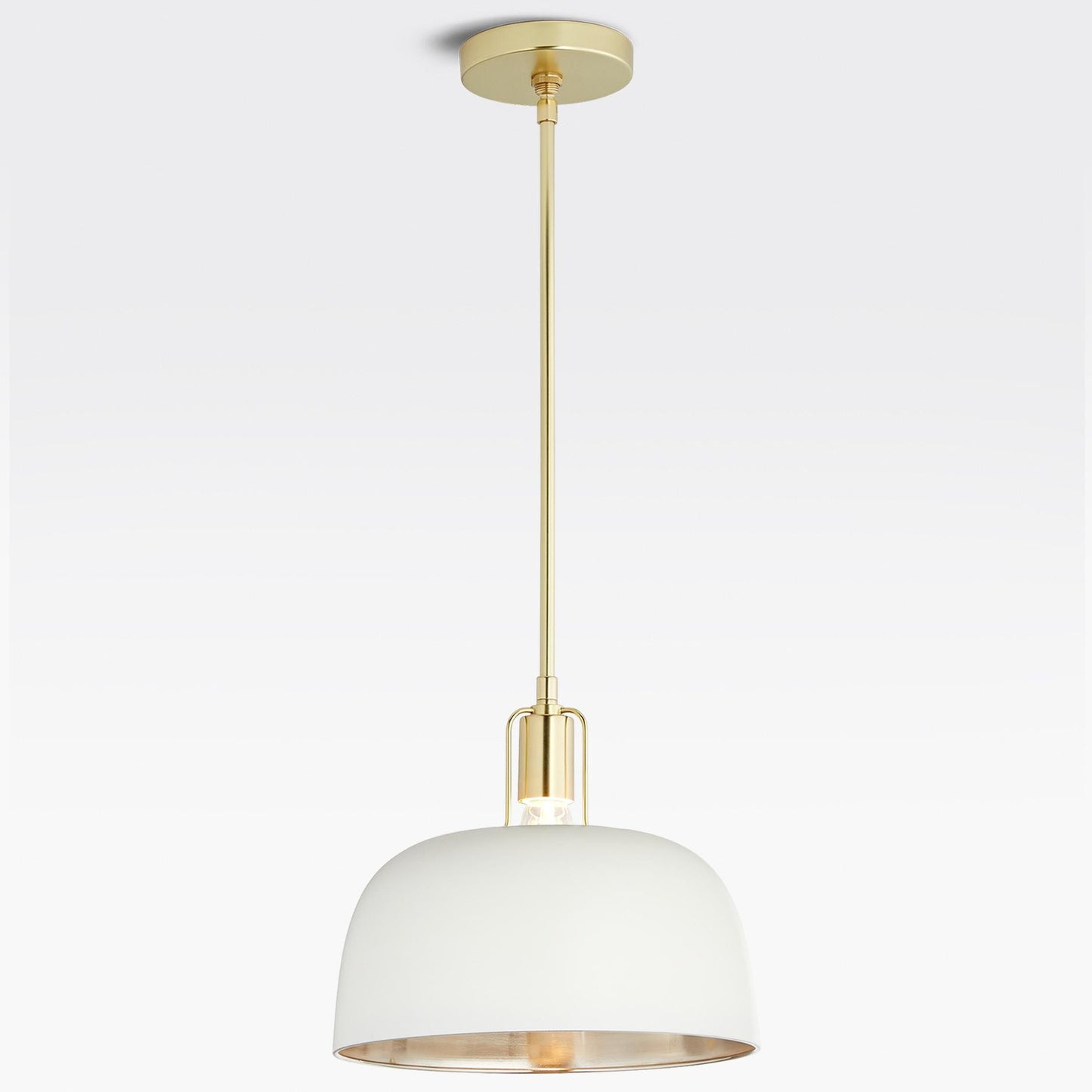 Frey Mid Century Metal Dome Pendant Light
