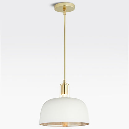 Frey Mid Century Metal Dome Pendant Light
