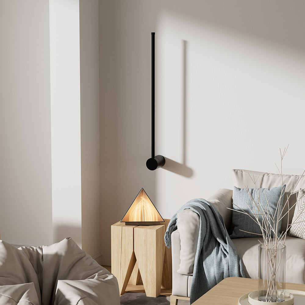 Aaradhya Modern Minimalist Rotatable Linear Black LED Wall Light