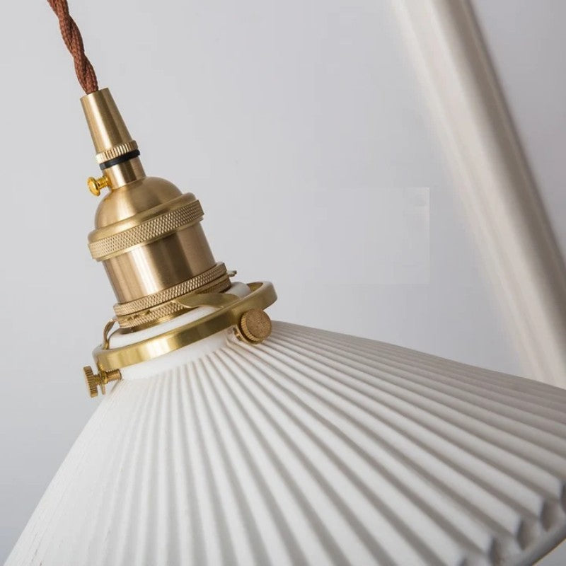 Elena Sjöborre Art Deco Stripe Pendant Light