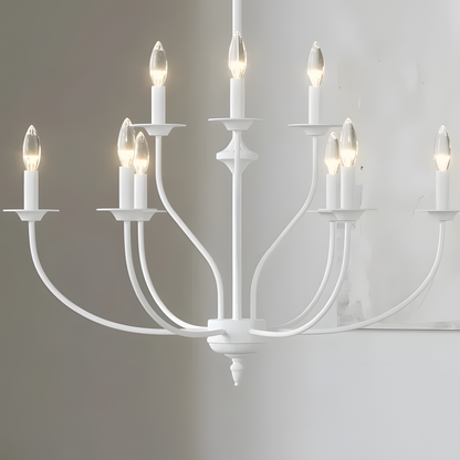 Caelestis Farmhouse 9 Light Metal Chandelier