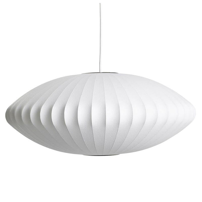 Leocadia White Saucer Nelson Bubble Pendant Light