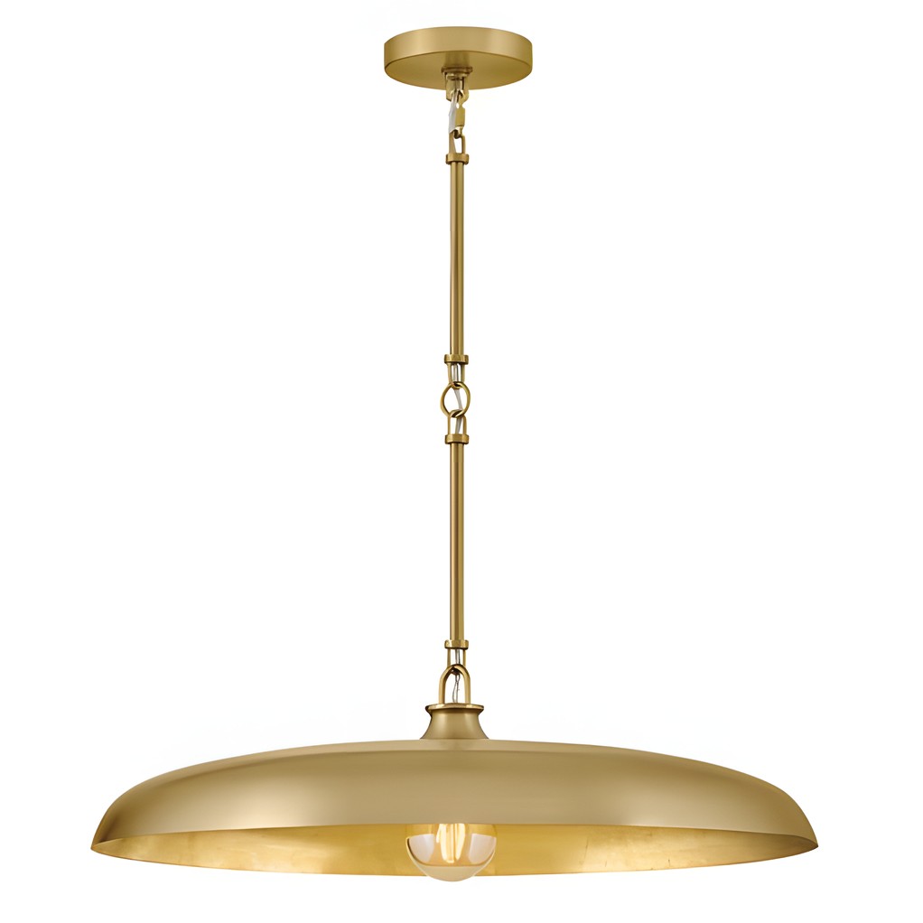 Leila Industrial Rustic Bronze Cone Shade Pendant Light