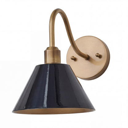 Ferm Minimalist Industrial Tapered Sconce