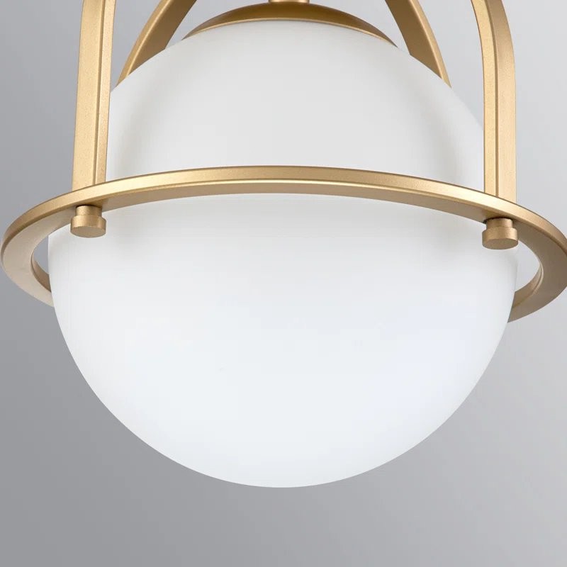 Aurea Vintage Globe Flush Mount Ceiling Light