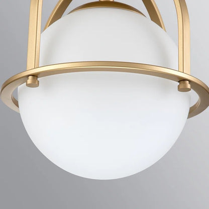 Aurea Vintage Globe Flush Mount Ceiling Light