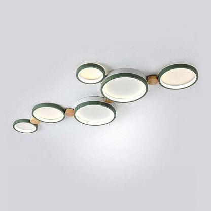 Phelith Modern Scandinavian Circle Ceiling Light