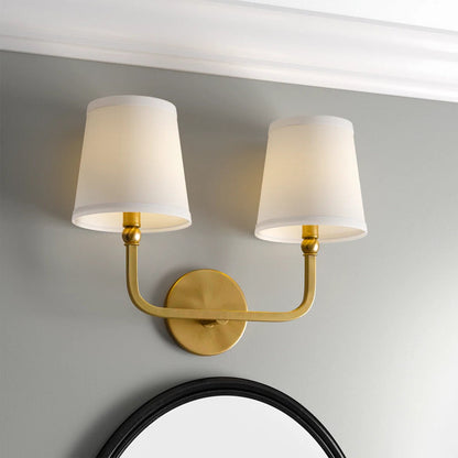 Liryn Minimalist 2/3/4 Heads Fabric Vanity Wall Light
