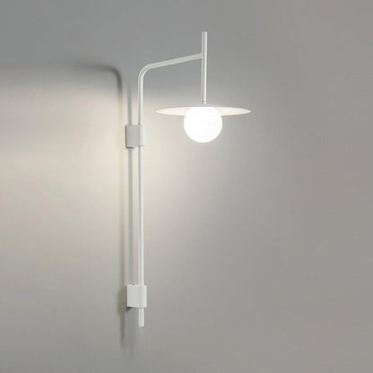 Pyris Scandinavian Minimalist Metal Swing Arm Wall Lamp