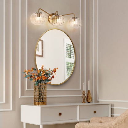 Cedric Modern Brass Spherical Glass Wall Light