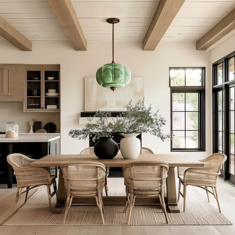 Ozita Retro Semi-Flush Mount Eloise Pendant Light
