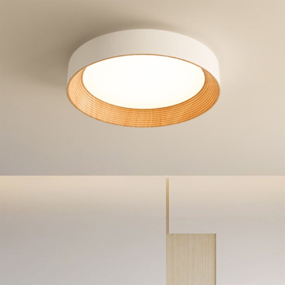 Calixte Minimalist LED Round Metal Ceiling Light