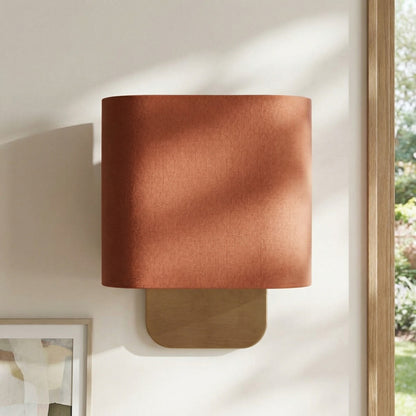 Ondine Modern Linen Fabric Shade Wall Sconce