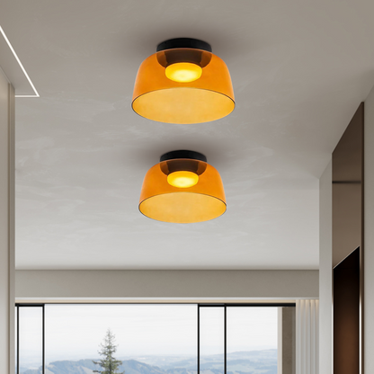 Hailie Creative Glass Ceiling Light Multi-Layer Pendant Lampshade