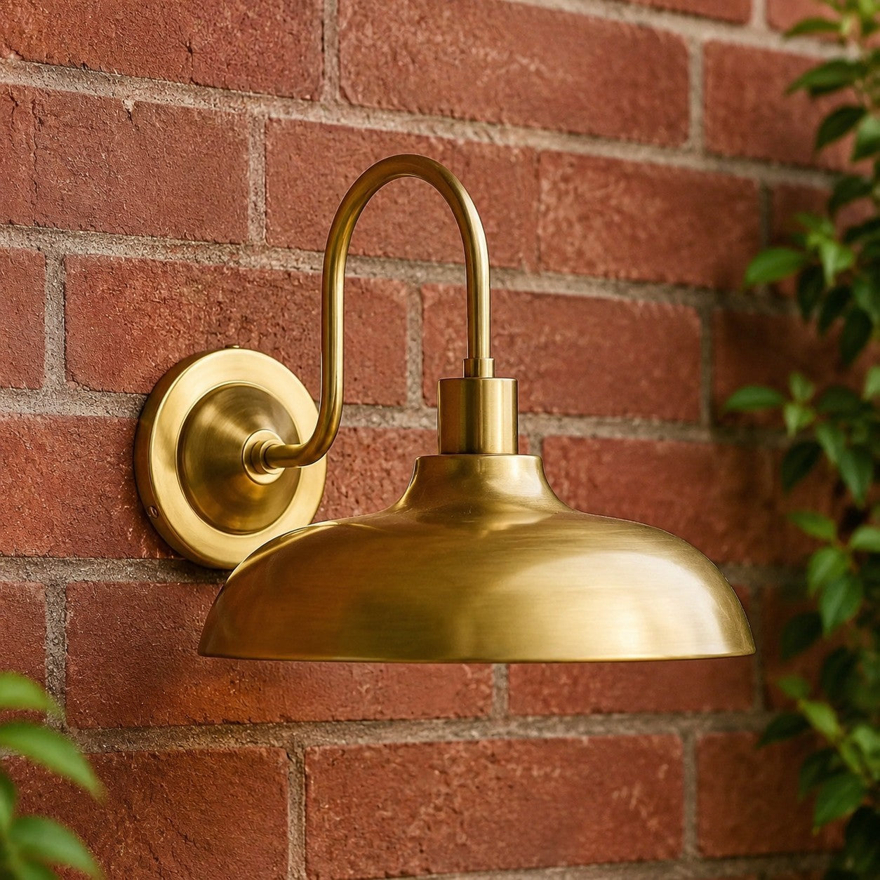 Gwydion Modern Farmhouse Dome Exterior Wall Light
