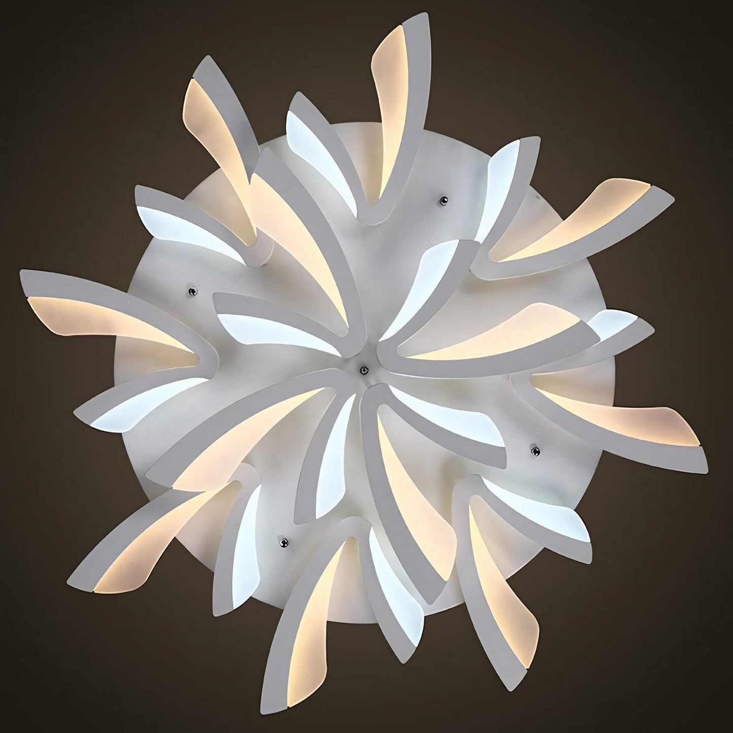 Sariel Led Dimmable Acrylic V Shape Ceiling Light