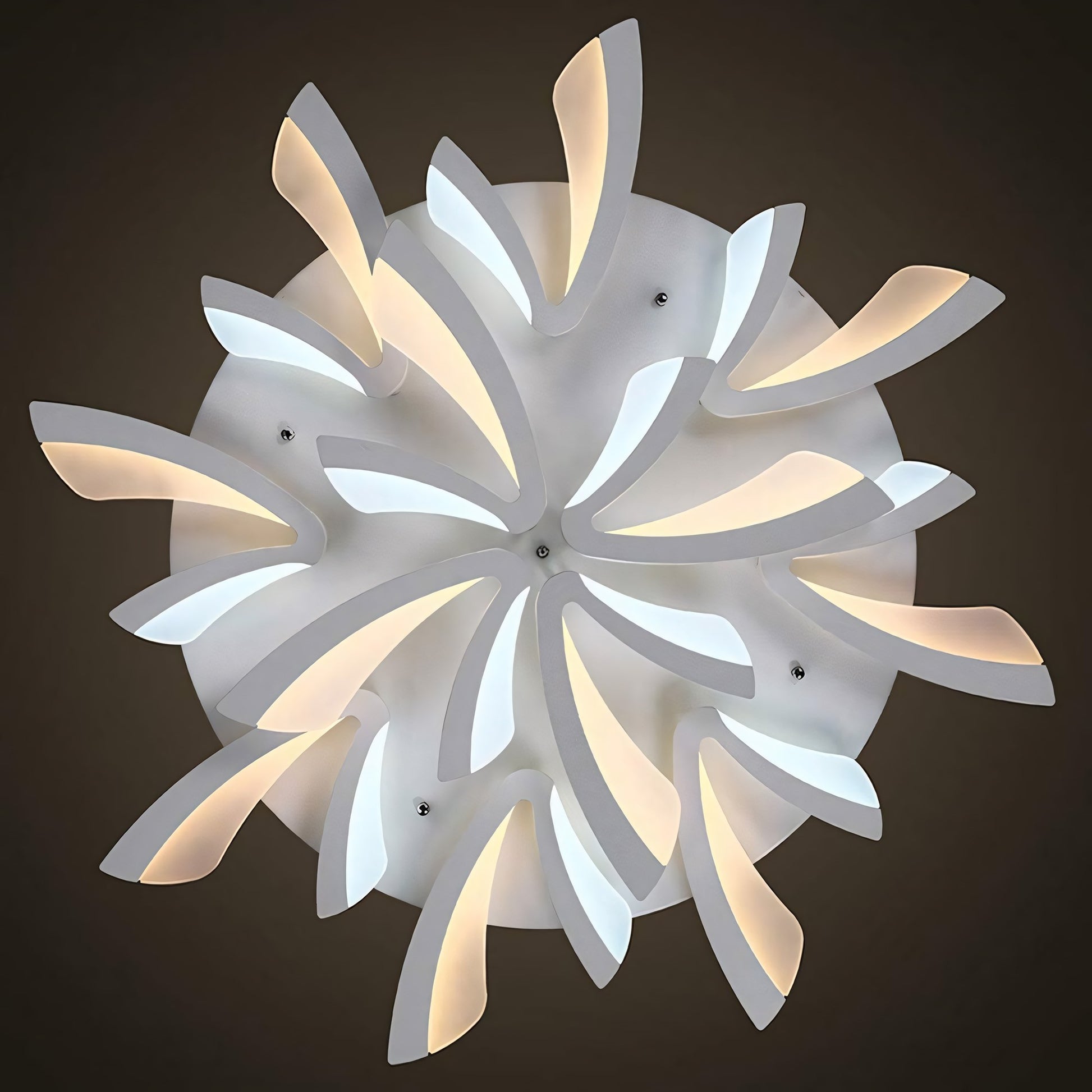 Sariel Led Dimmable Acrylic V Shape Ceiling Light