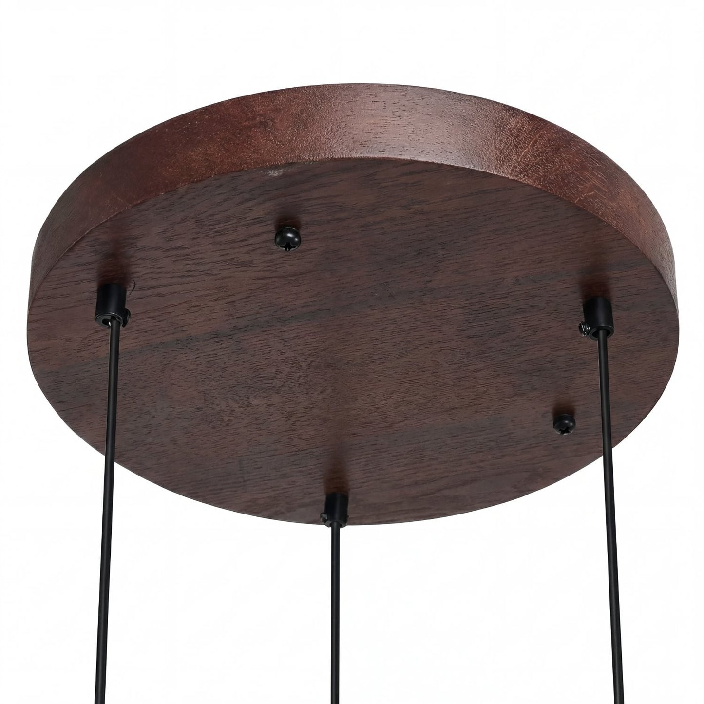 Carver Retro LED Travertine 3 Light Pendant Light