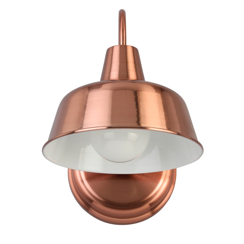Anders Industrial Metal Dome Wall Sconce