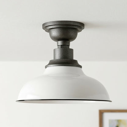 Creed Classic Industrial Metal Dome Ceiling Light