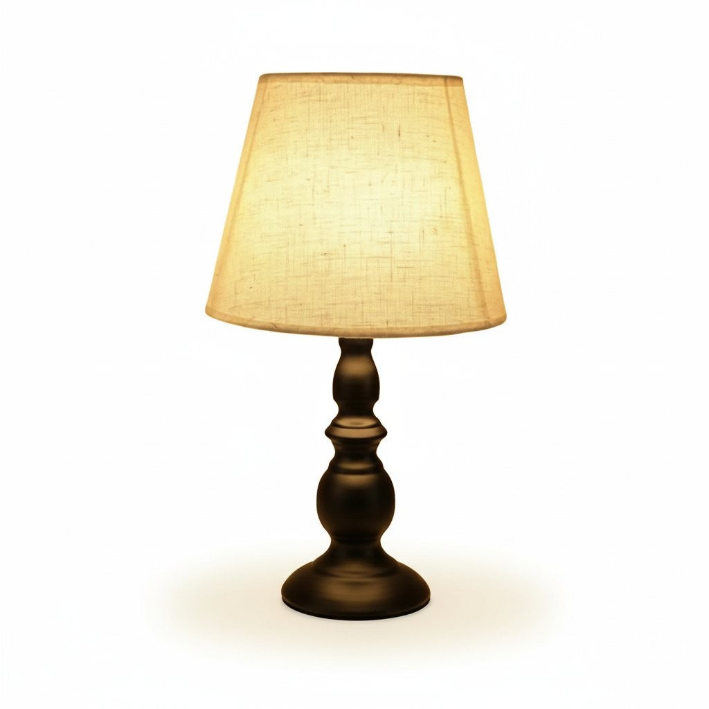 Issac Classic Linen Empire Iron Body Table Lamp