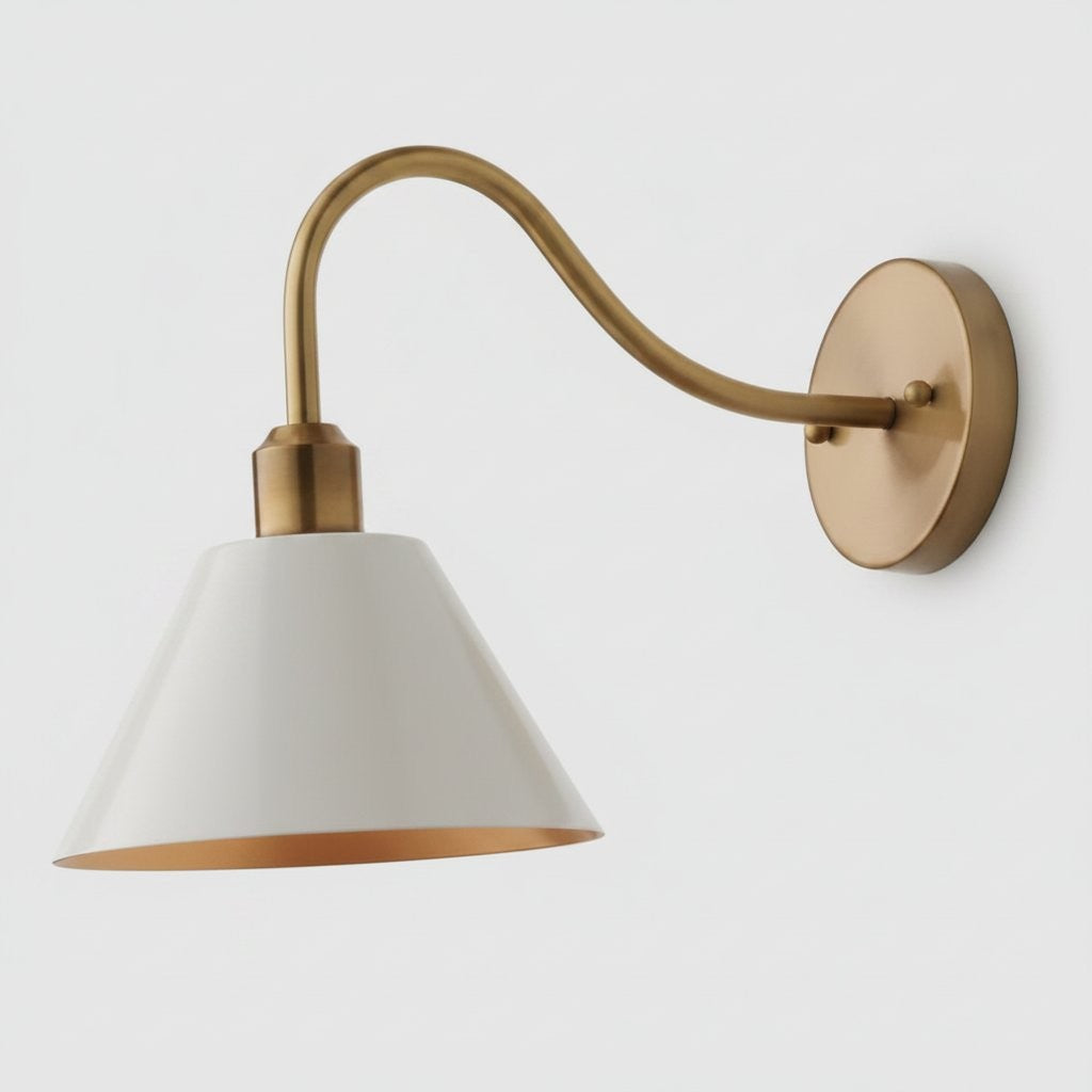 Ferm Minimalist Industrial Tapered Sconce