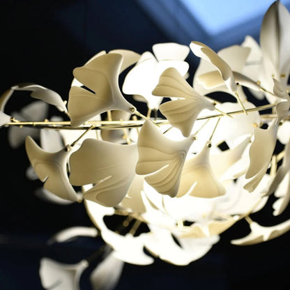 Vesper Luxurious Ginkgo Leaf Chandelier