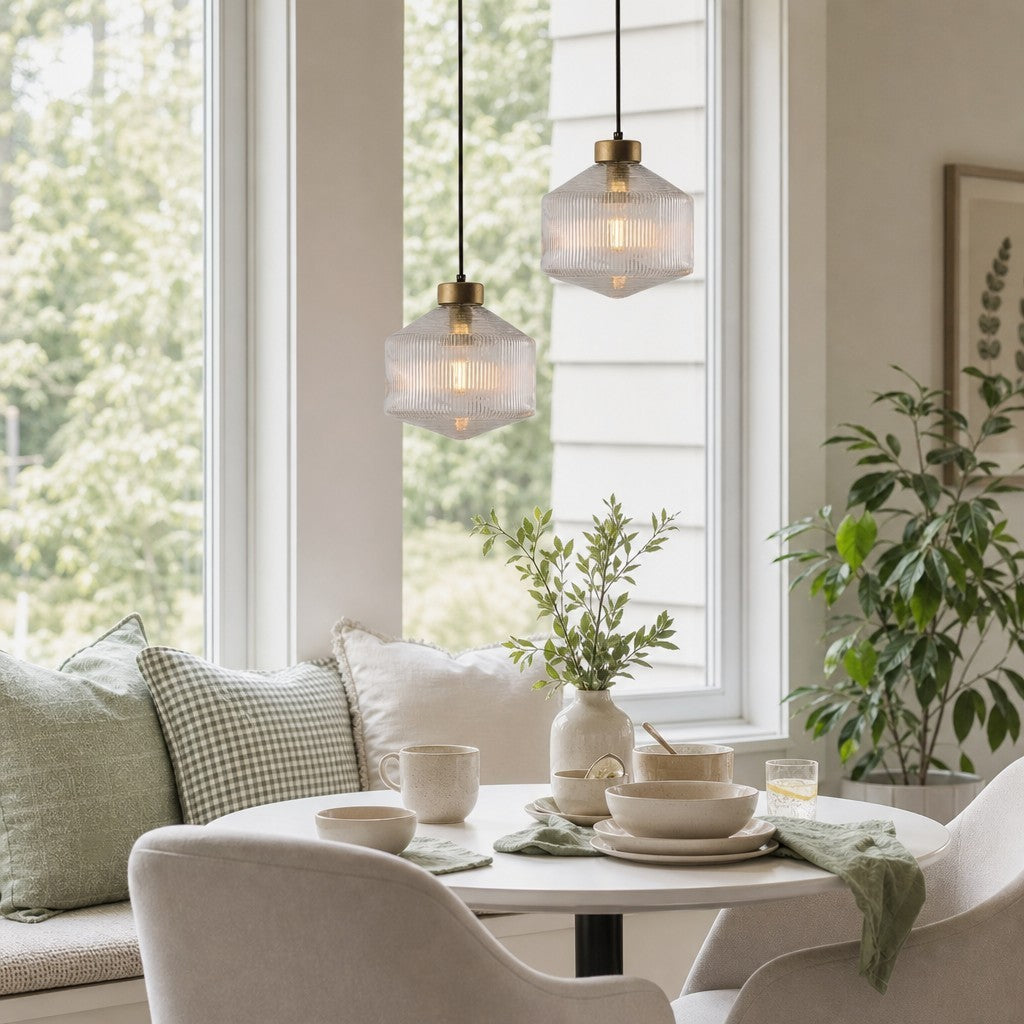 Bullard Modern Diamond Glass Pendant Light
