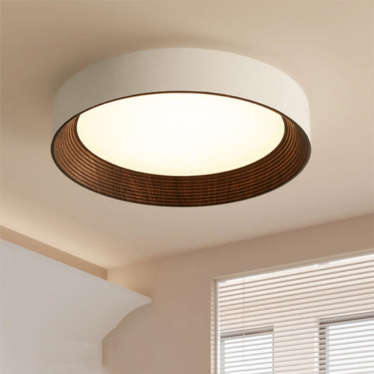 Calixte Minimalist LED Round Metal Ceiling Light
