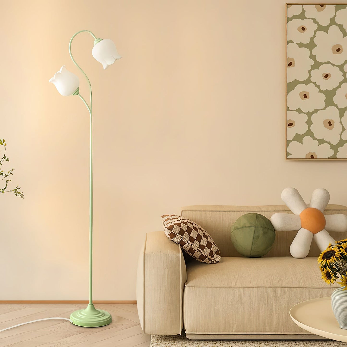 Mehar Lily of the Tulip Floor Lamp for Bedroom