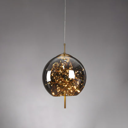 Atria Luxury Led Geometric Globe Sprinkle Pendant Light