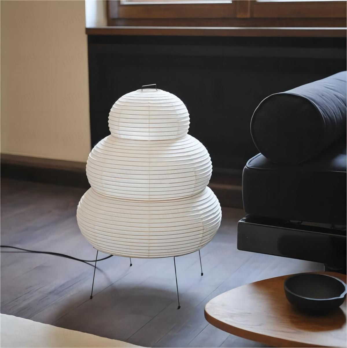 Asmi Miguel Japanese Paper Lantern Table Lamp