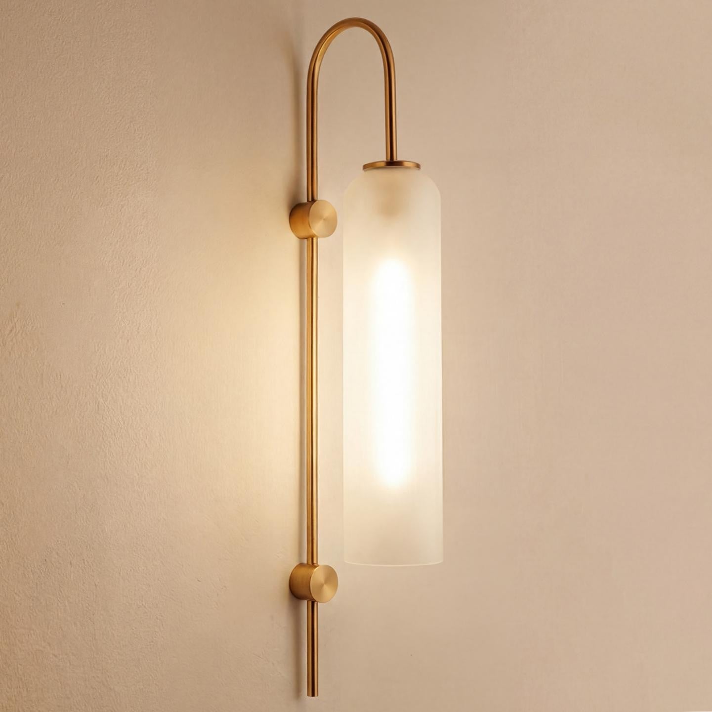 Janvy Modern Exquisite Glass Wall Sconce