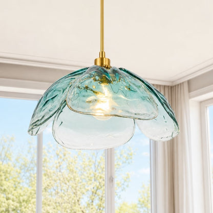 Vexen Flower Stained Glass Hanging Lamp