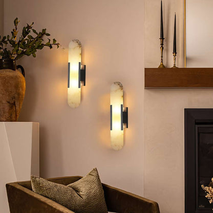 Ylva Real Alabaster Wall Sconces
