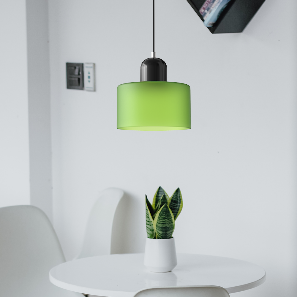 Colorful Creative Small Fresh Glass Shade Pendant Light