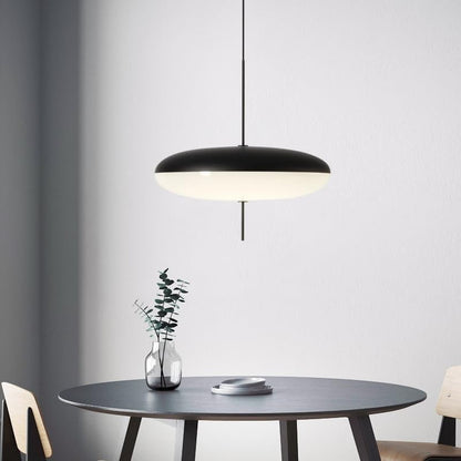 Korbin Acrylic White Flying Saucer Pendant Light