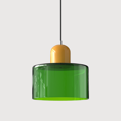 Colorful Creative Small Fresh Glass Shade Pendant Light