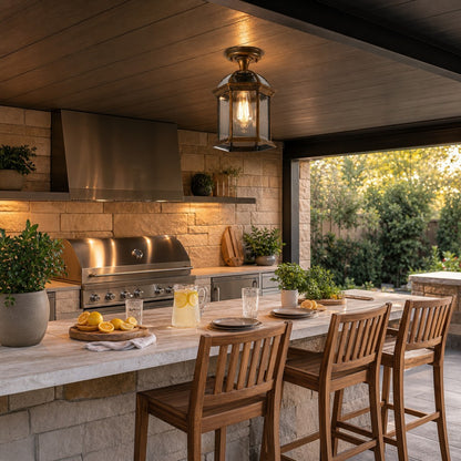Percy Farmhouse Outdoor Patio Ceiling Light