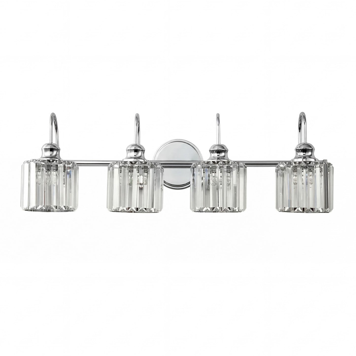 Naeris Modern Square Crystal Wall Sconce