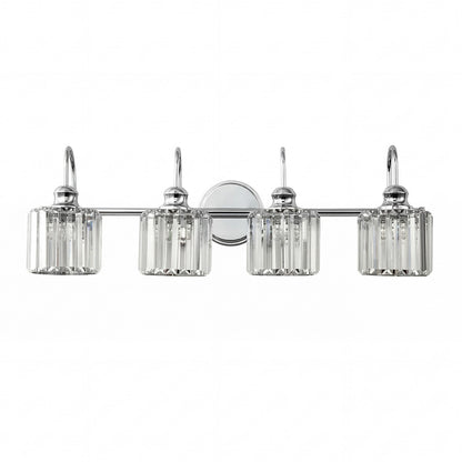 Naeris Modern Square Crystal Wall Sconce