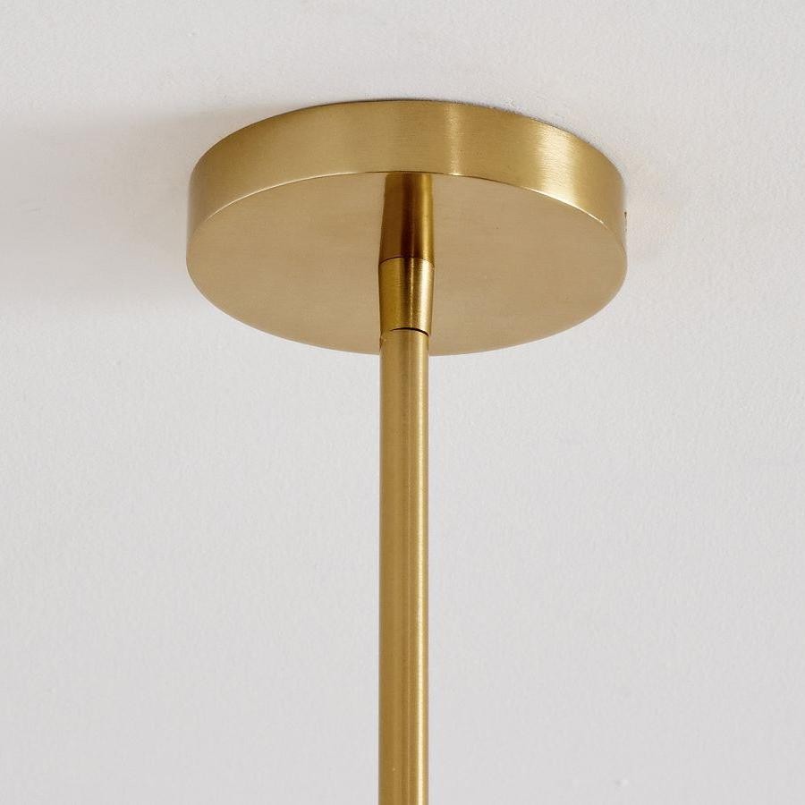 Bertie Farmhouse Alabaster Dome Pendant Light