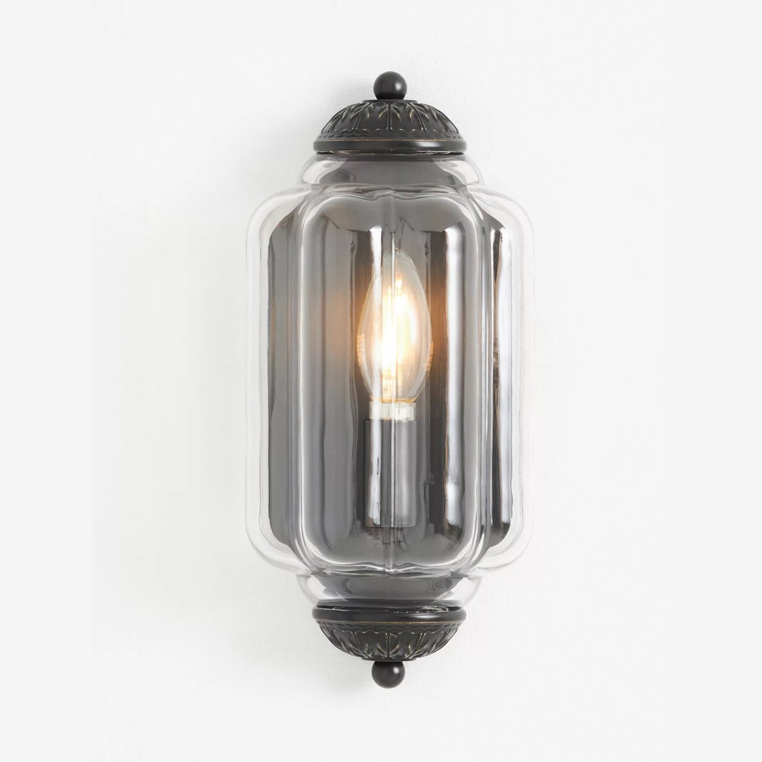 Vintage Elegant Milk Glass Eloise Wall Sconce - Retro Accent Lighting for Bathroom\Bedroom\Hallway