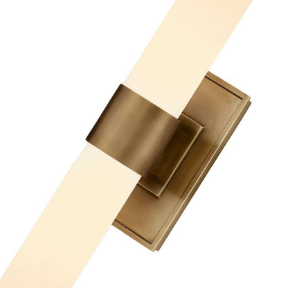 Zinnia Glass Tube Double Wall Mounted Light