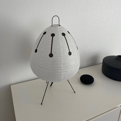 Nicolas Japanese Style Paper Lantern Table Lamp