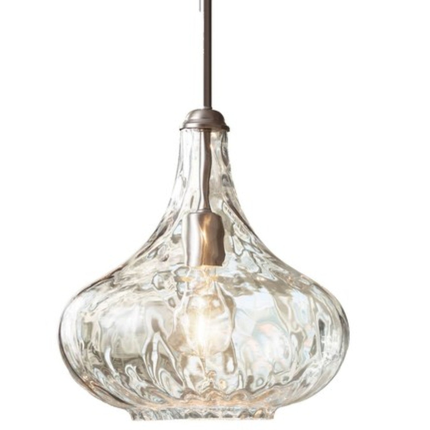 Neville Modern Water Ripples Glass Pendant Light