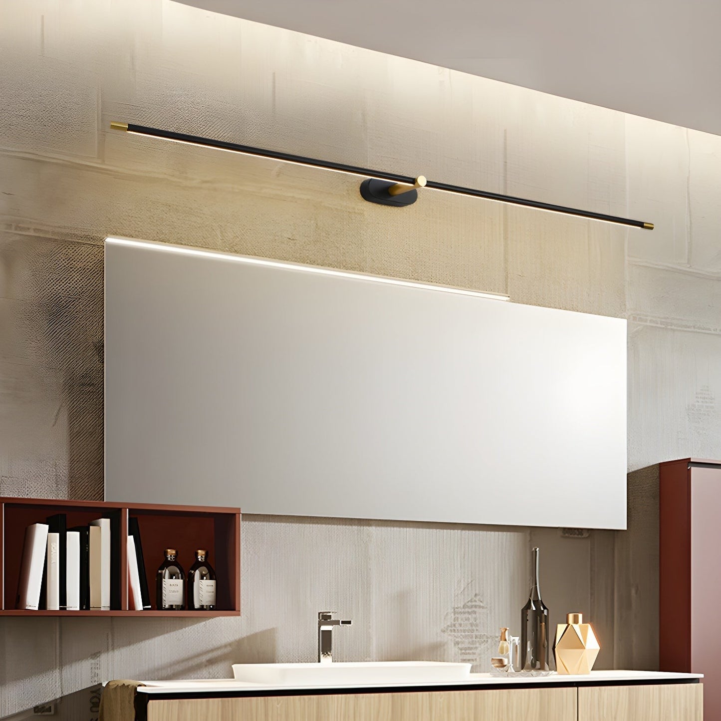 Rhett Modern Minimalist Linear Wall Lamp