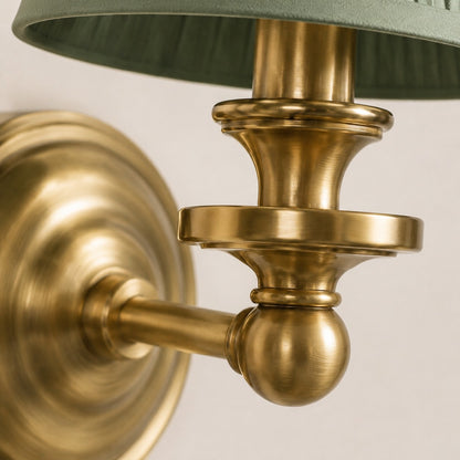 Corbin Vintage Color Fabric Wall Sconce