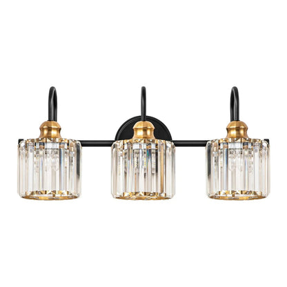 Naeris Modern Square Crystal Wall Sconce