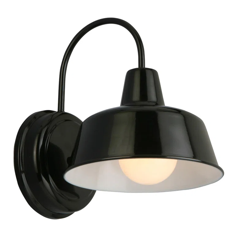 Anders Industrial Metal Dome Wall Sconce